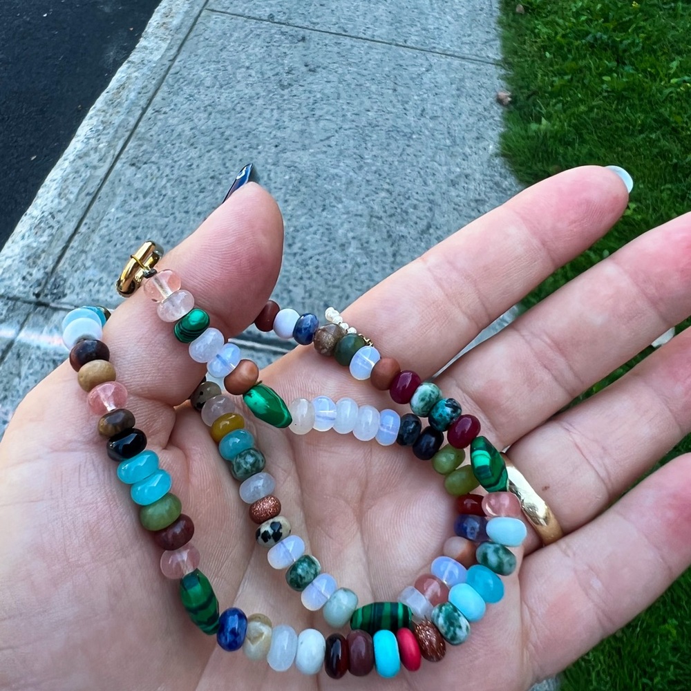 Natural stones necklace - Picture 5 of 5